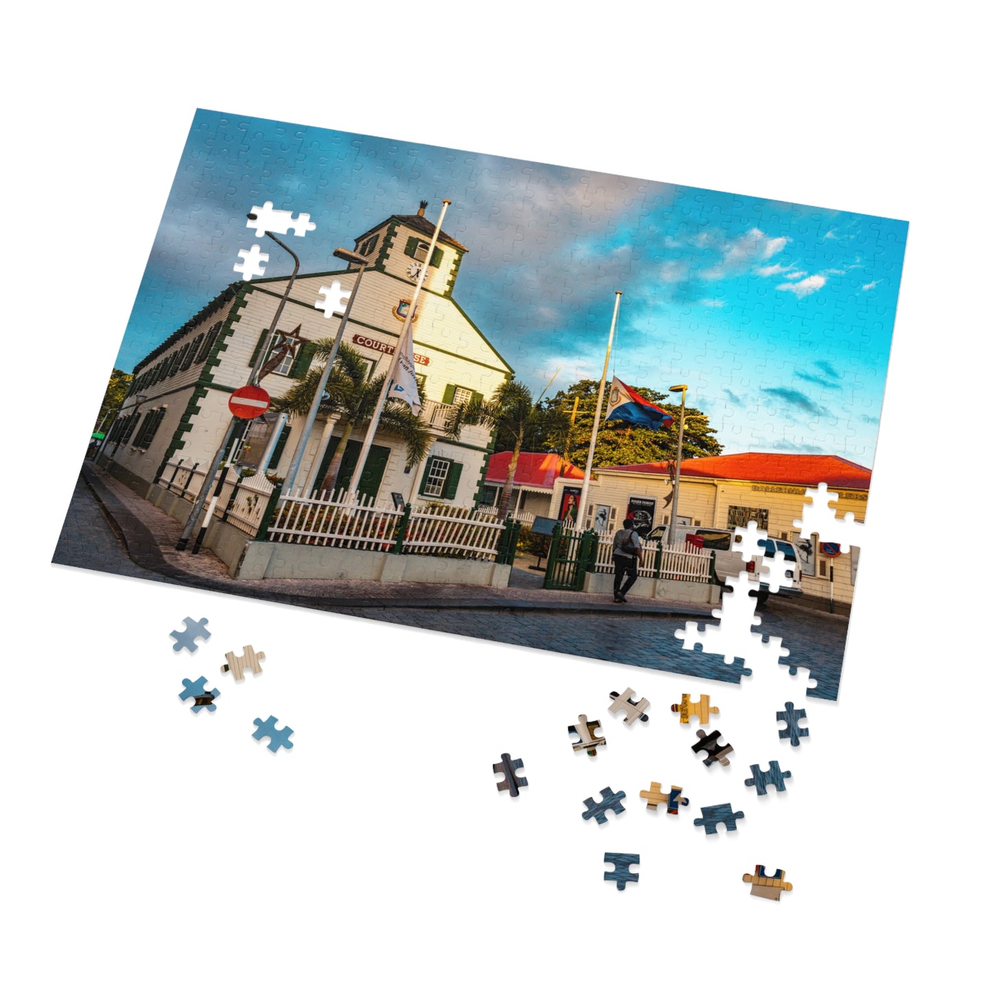 Philipsburg Jigsaw Puzzle with Tin Box