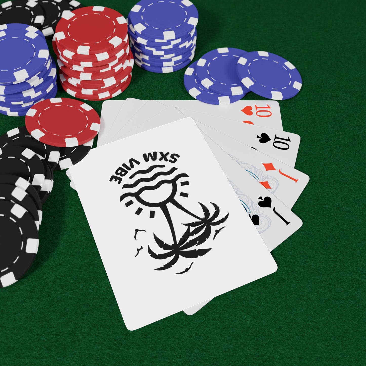 Poker Playing Cards (White-Black)