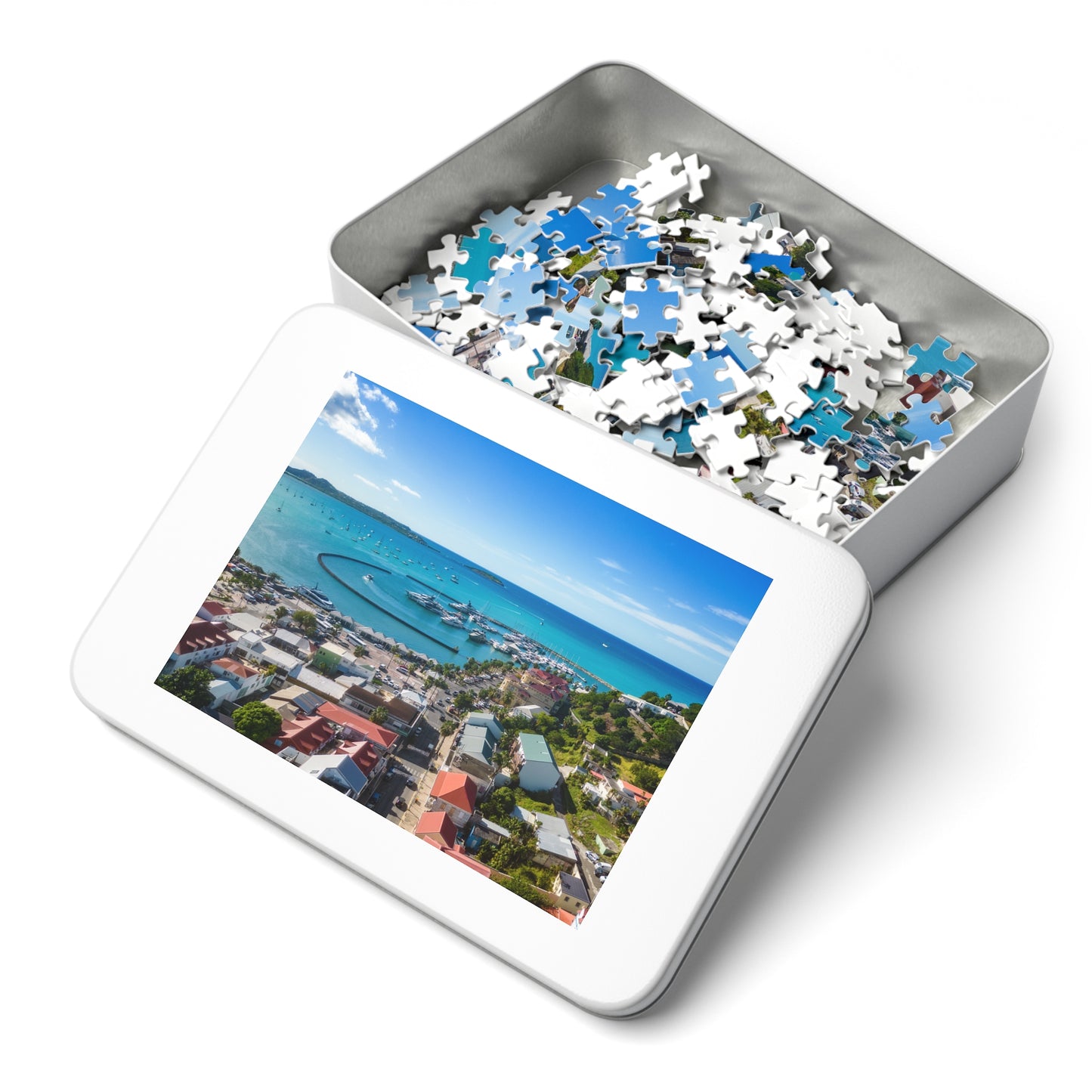 Marigot Jigsaw Puzzle with Tin Box