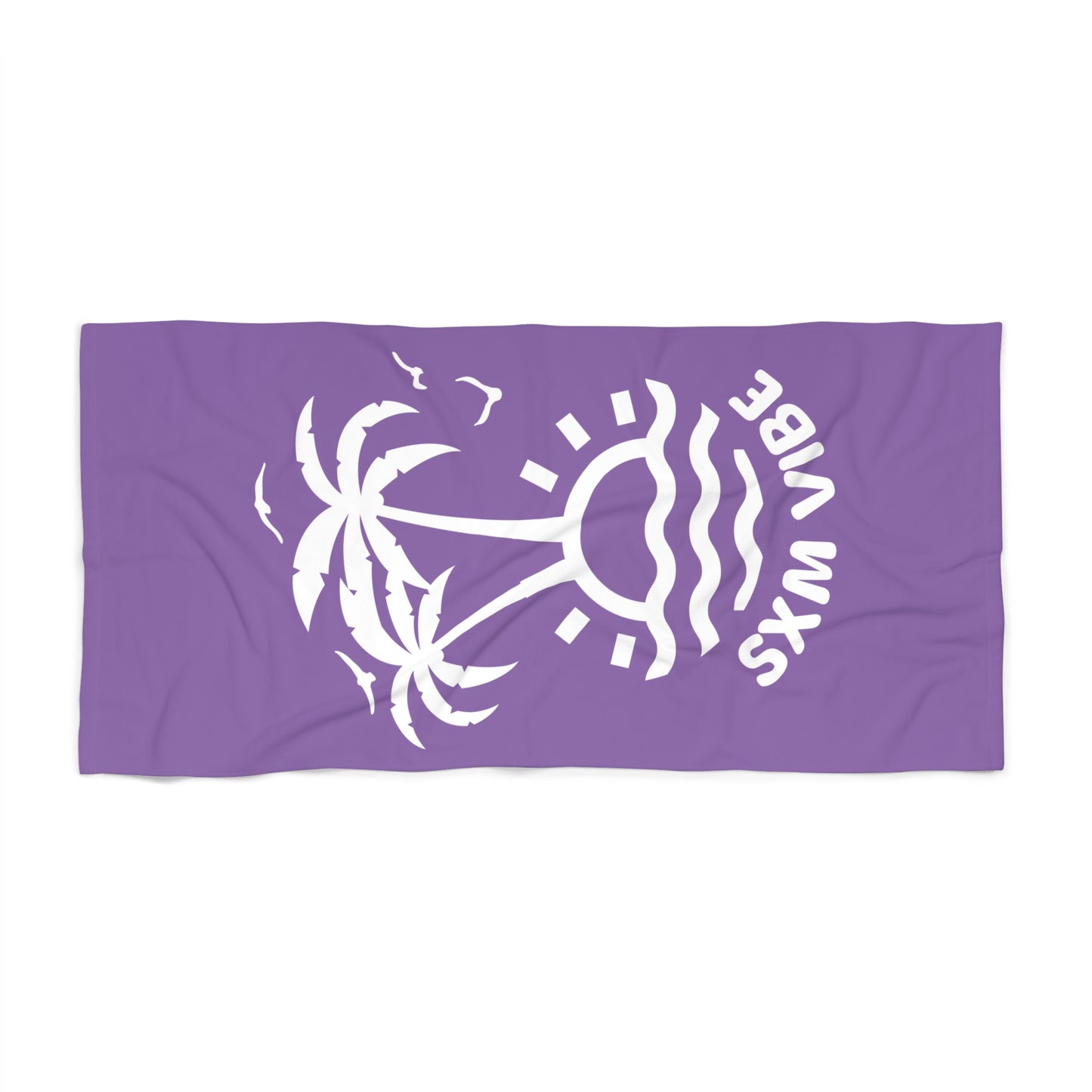 SXM Vibe Beach Towel (Light Purple)