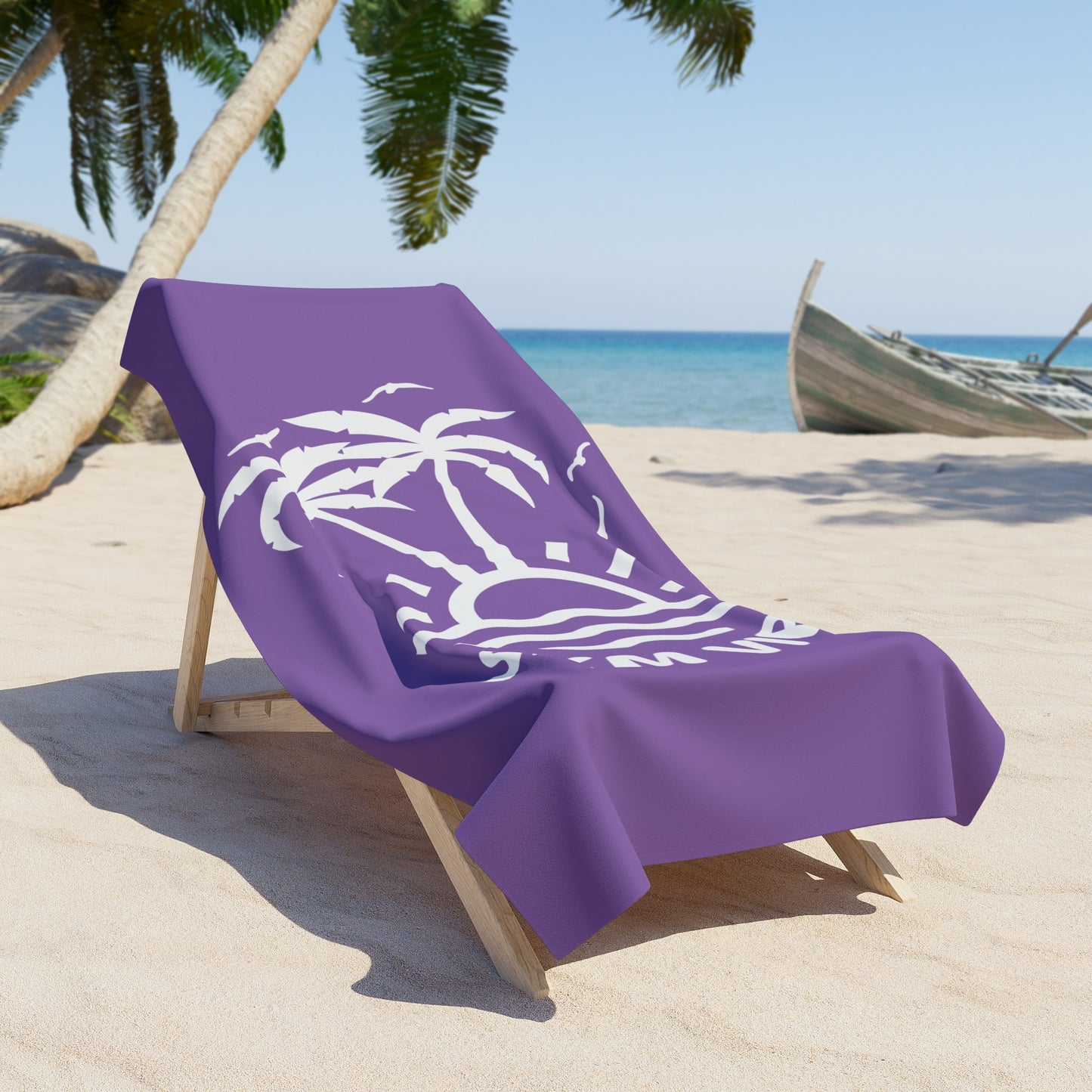 SXM Vibe Beach Towel (Light Purple)