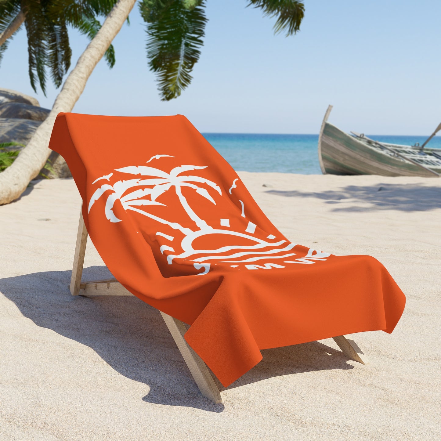 SXM Vibe Beach Towel (Orange)