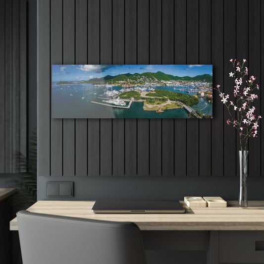 Simpson and Cole Bay Panorama Acrylic Prints