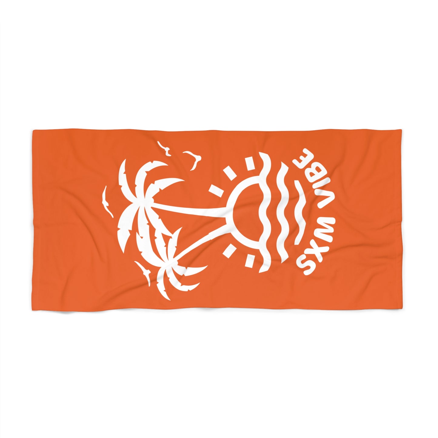 SXM Vibe Beach Towel (Orange)