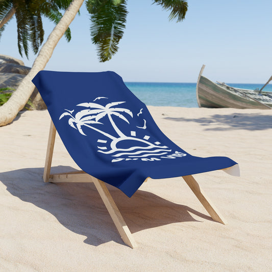 SXM Vibe Beach Towel (Dark Blue)