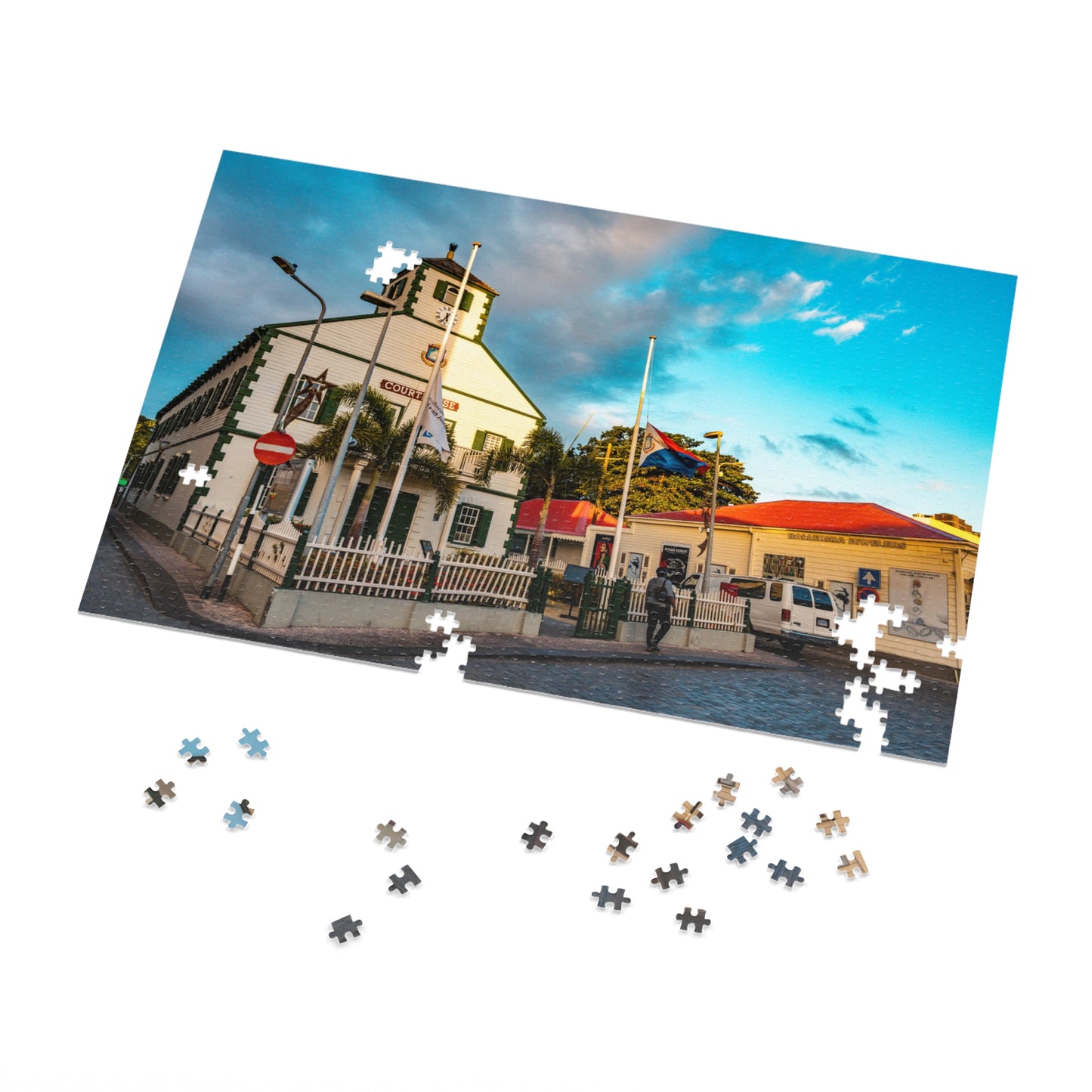 Philipsburg Jigsaw Puzzle with Tin Box