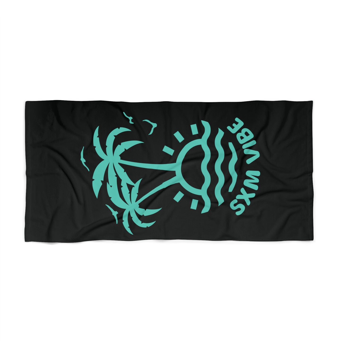 SXM Vibe Beach Towel (Black)