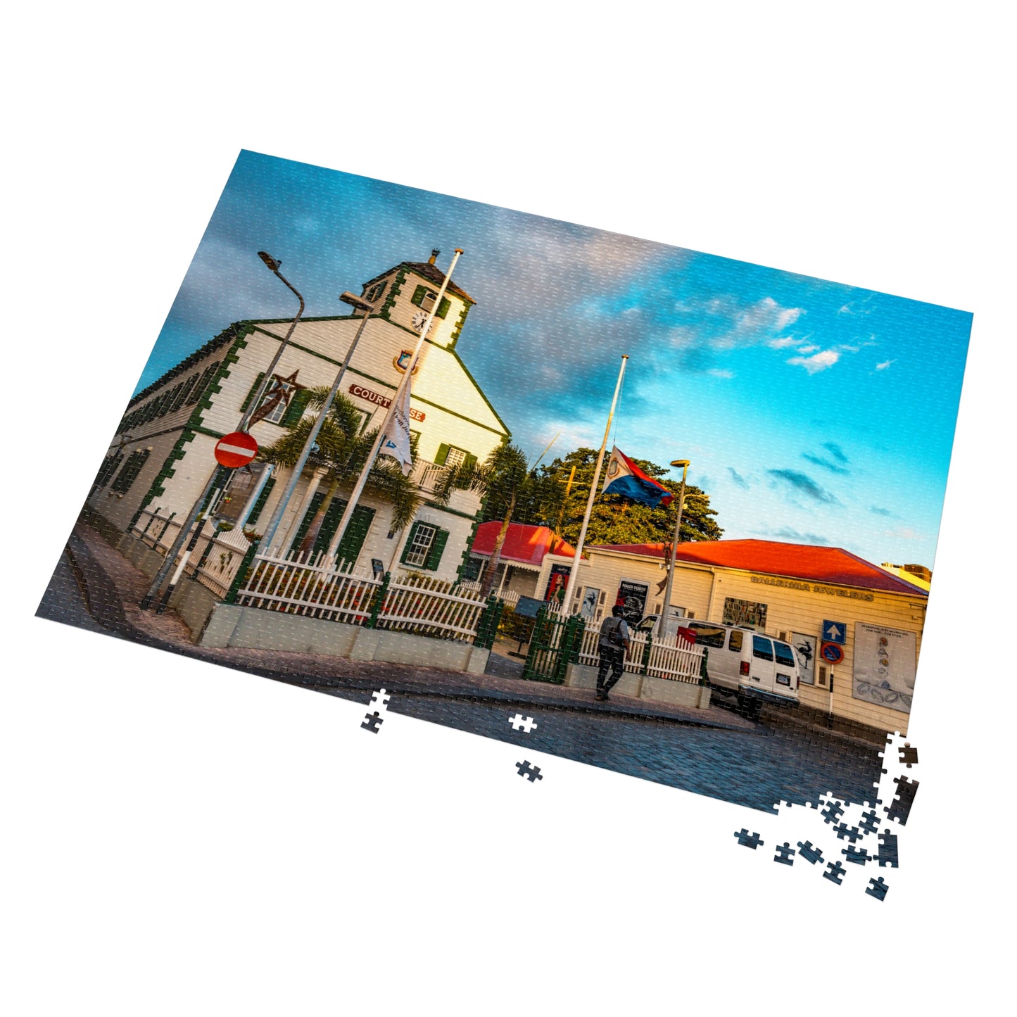 Philipsburg Jigsaw Puzzle with Tin Box