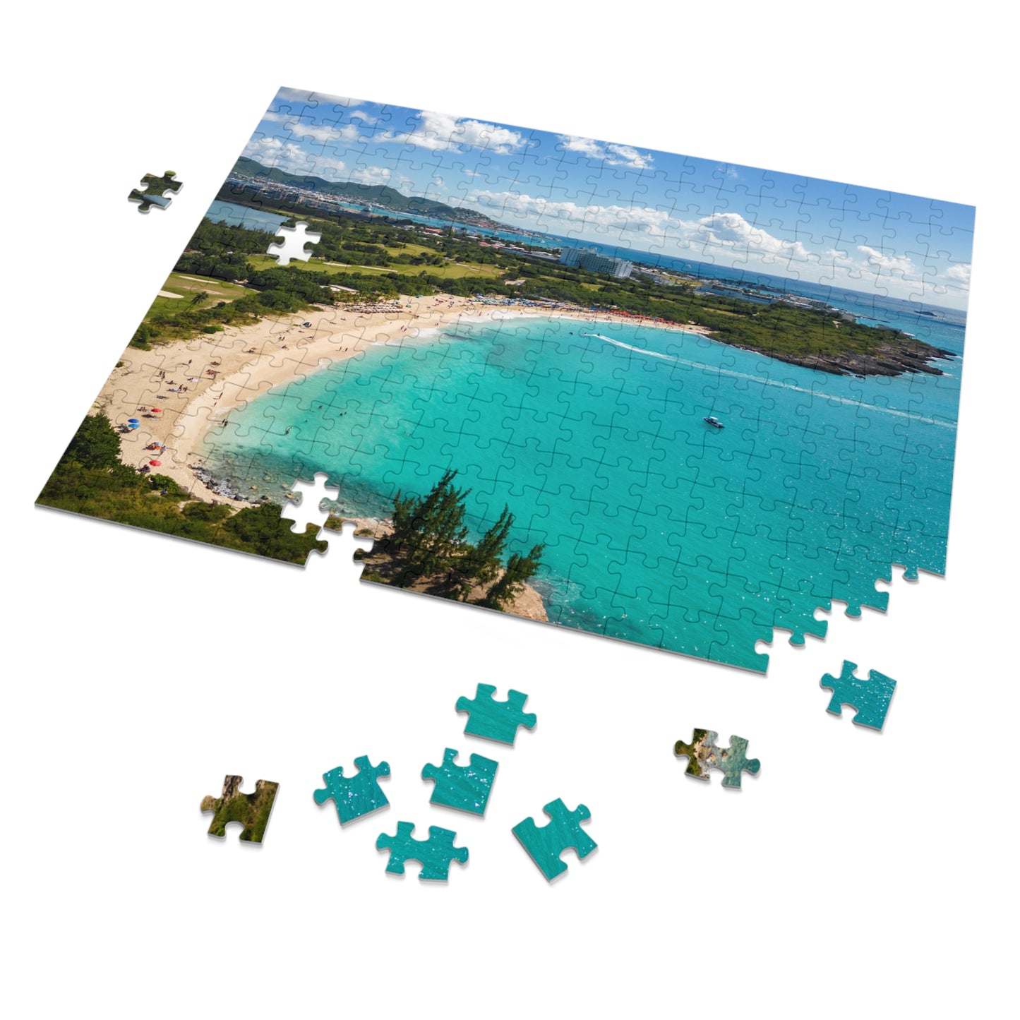 Mullet Beach Jigsaw Puzzle with Tin Box