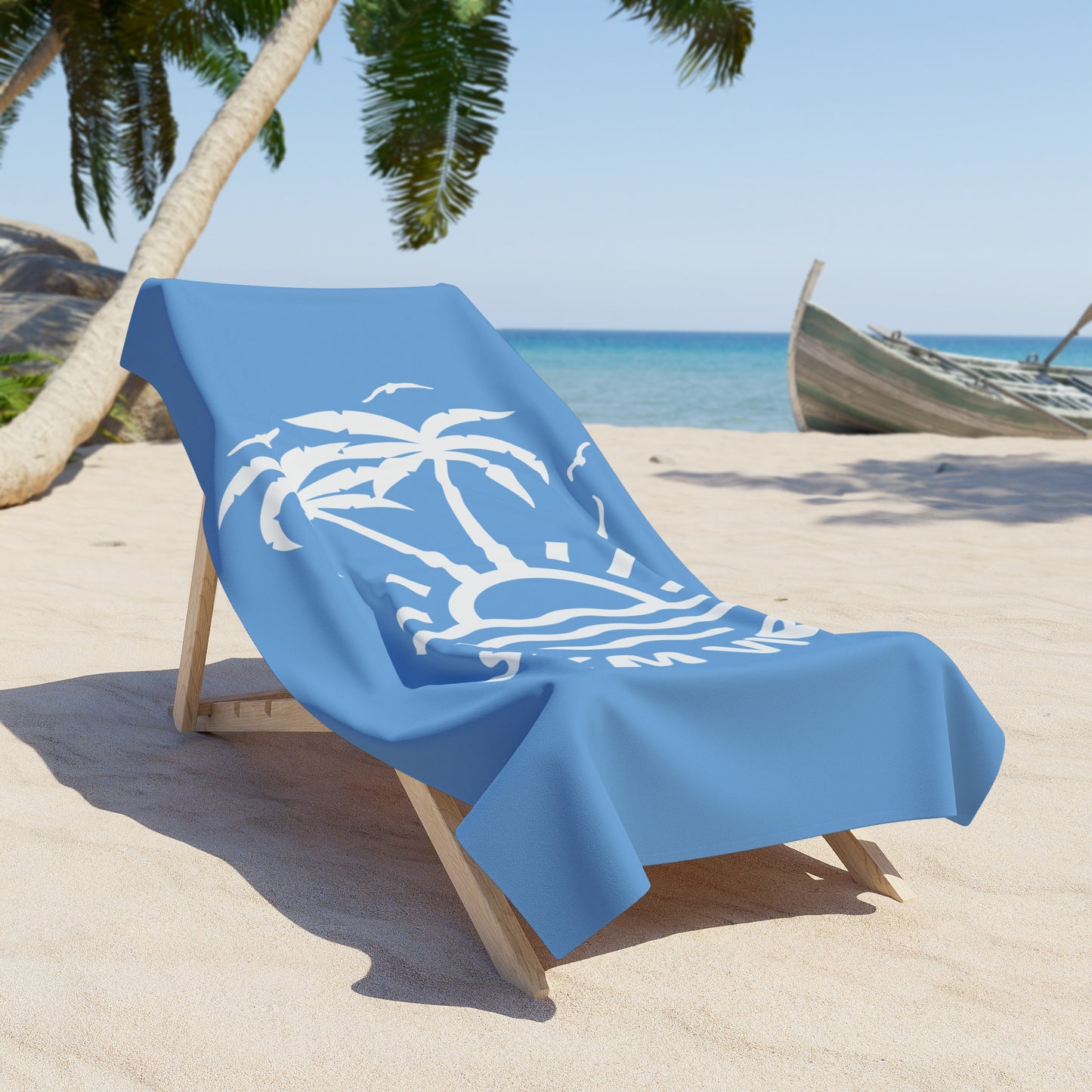 SXM Vibe Beach Towel (Light Blue)