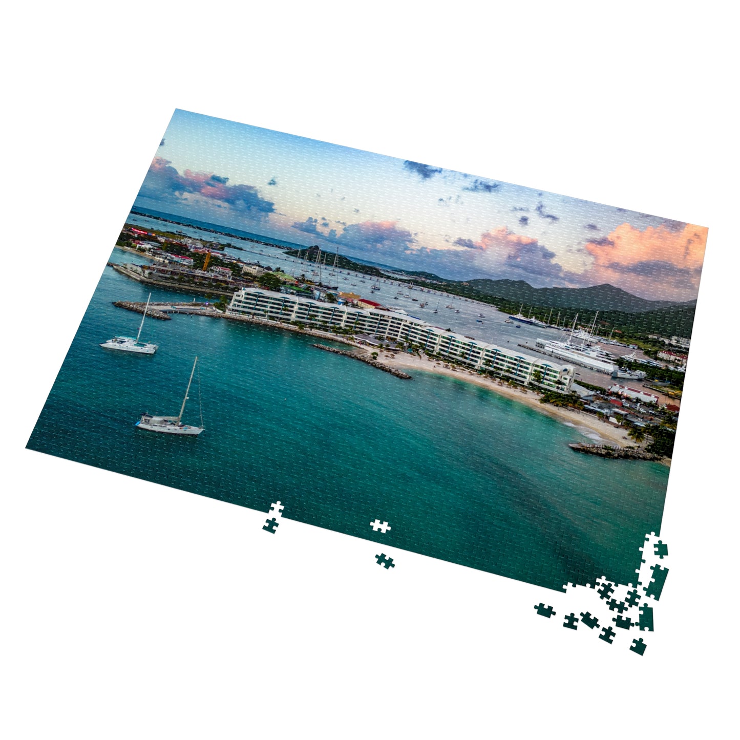 Kim Sha Beach Jigsaw Puzzle with Tin Box