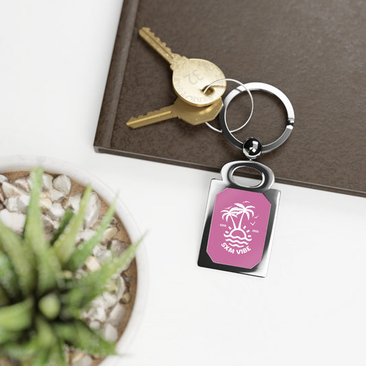 SXM Vibe (Pink-White) Keyring