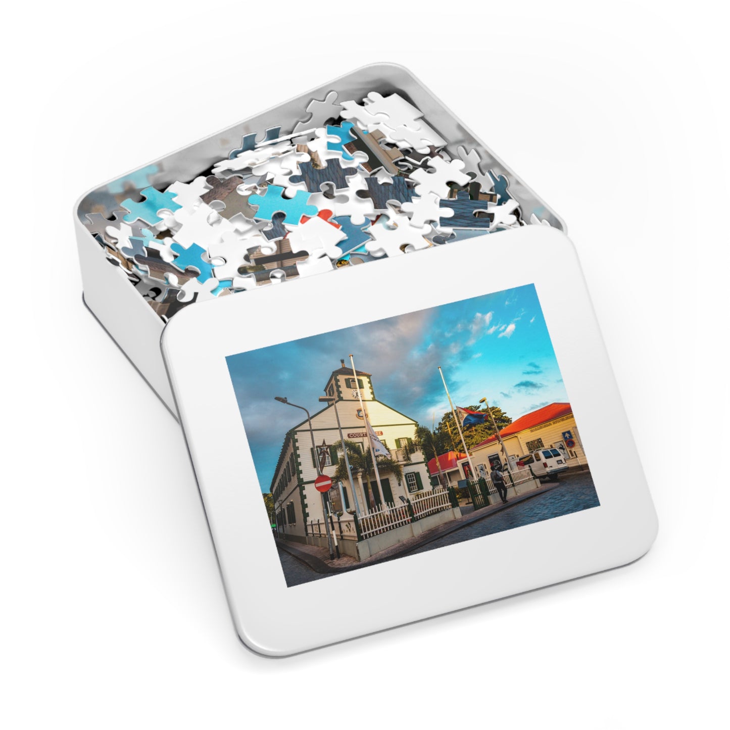 Philipsburg Jigsaw Puzzle with Tin Box