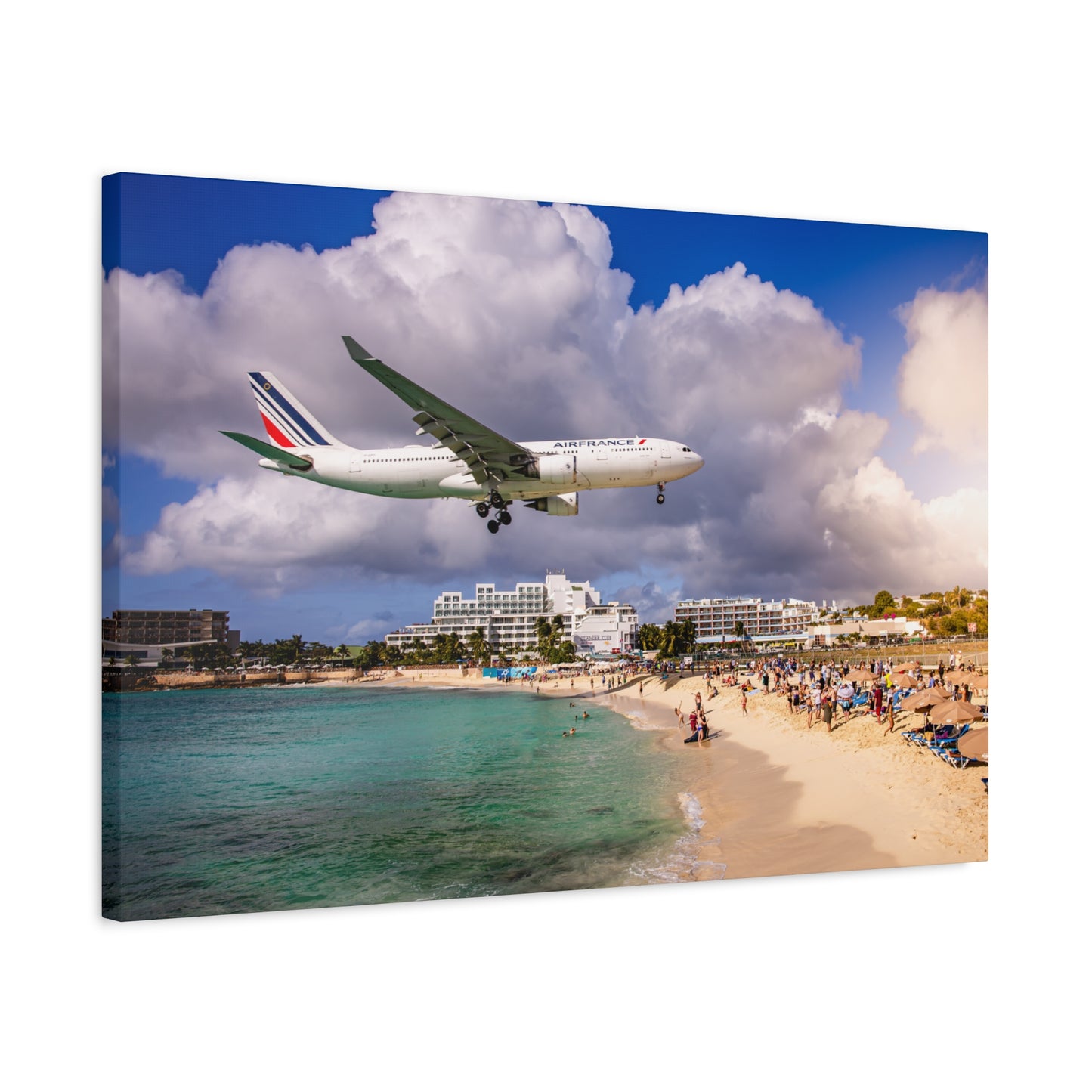 Maho Beach Matte Canvas, Stretched, 1.25"