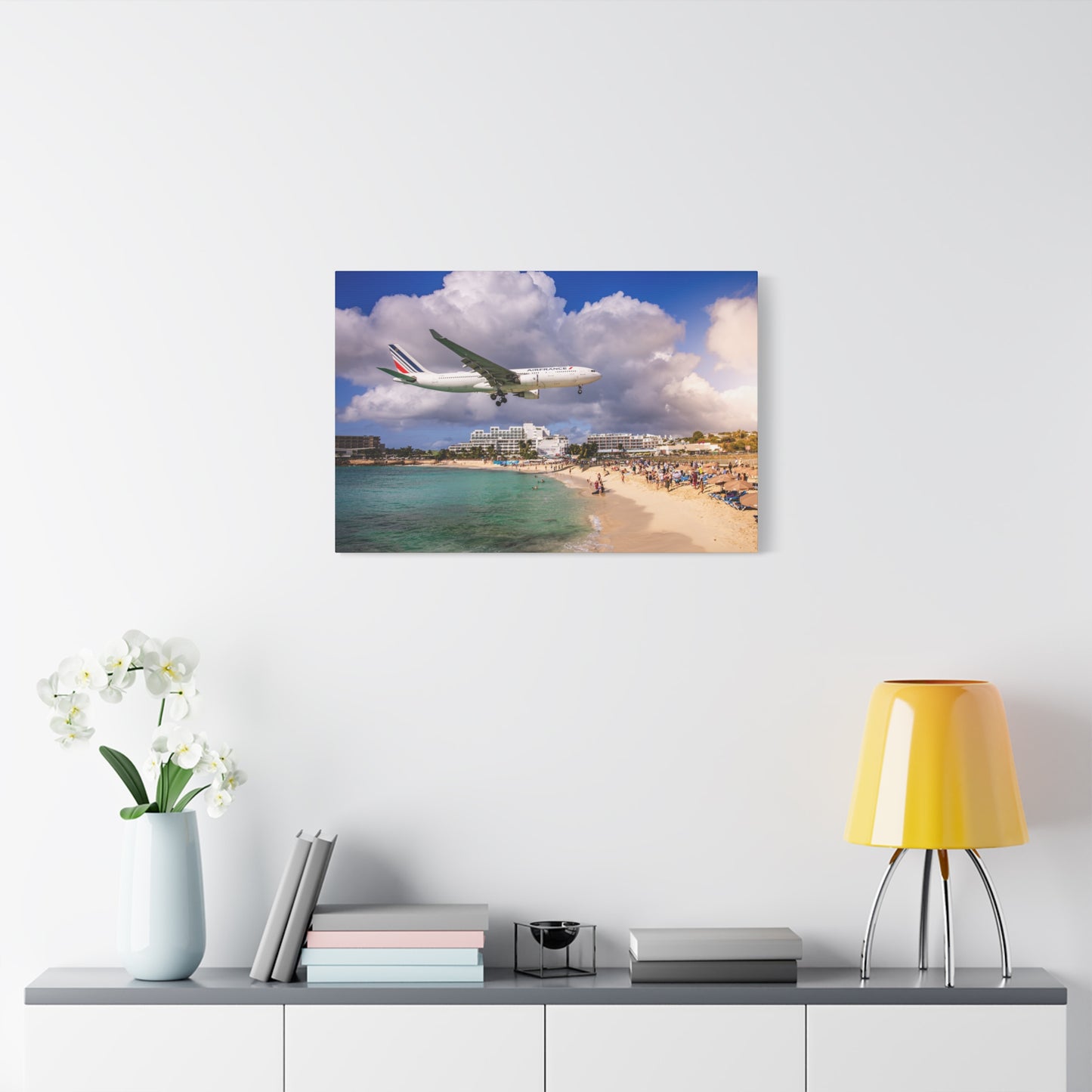 Maho Beach Matte Canvas, Stretched, 1.25"