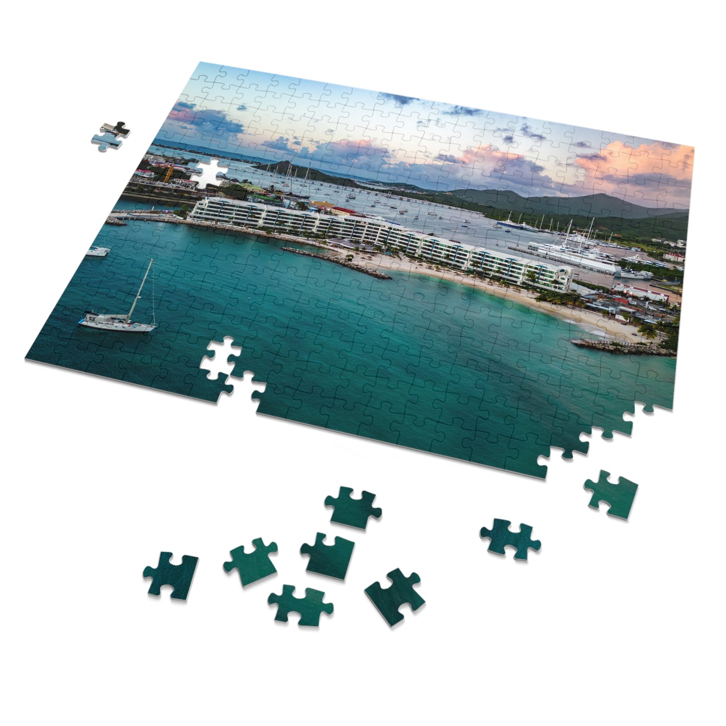 Kim Sha Beach Jigsaw Puzzle with Tin Box