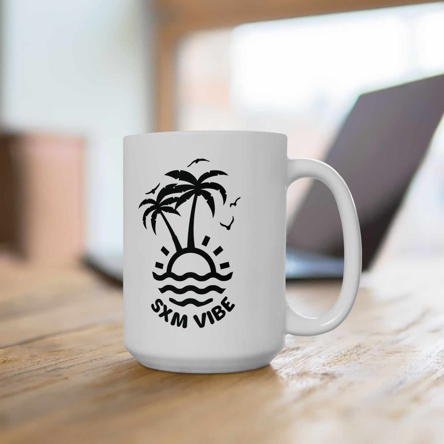 Still Alive Ceramic Mug, 2 Logos (White)