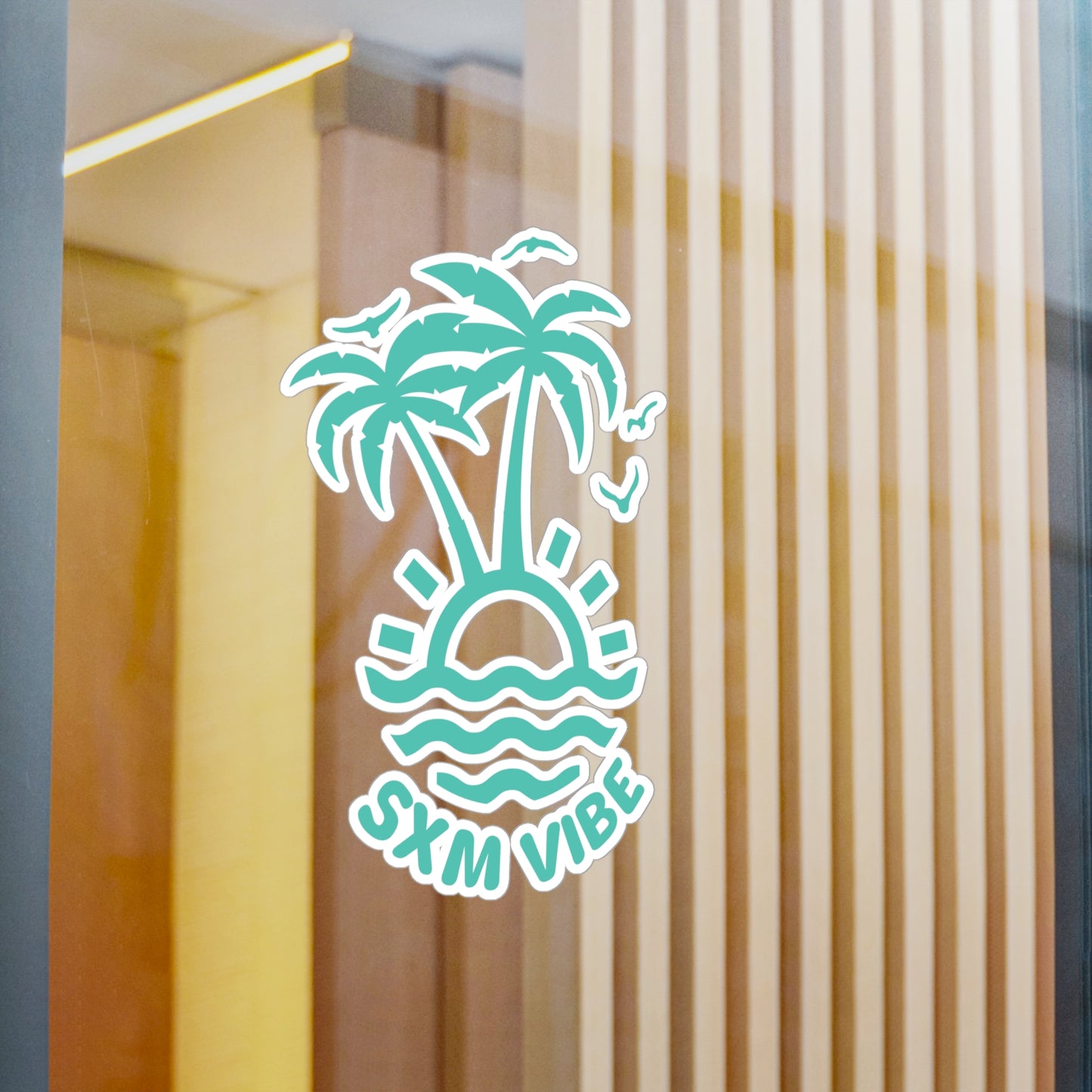 SXM Vibe Turquoise Kiss-Cut Vinyl Decals