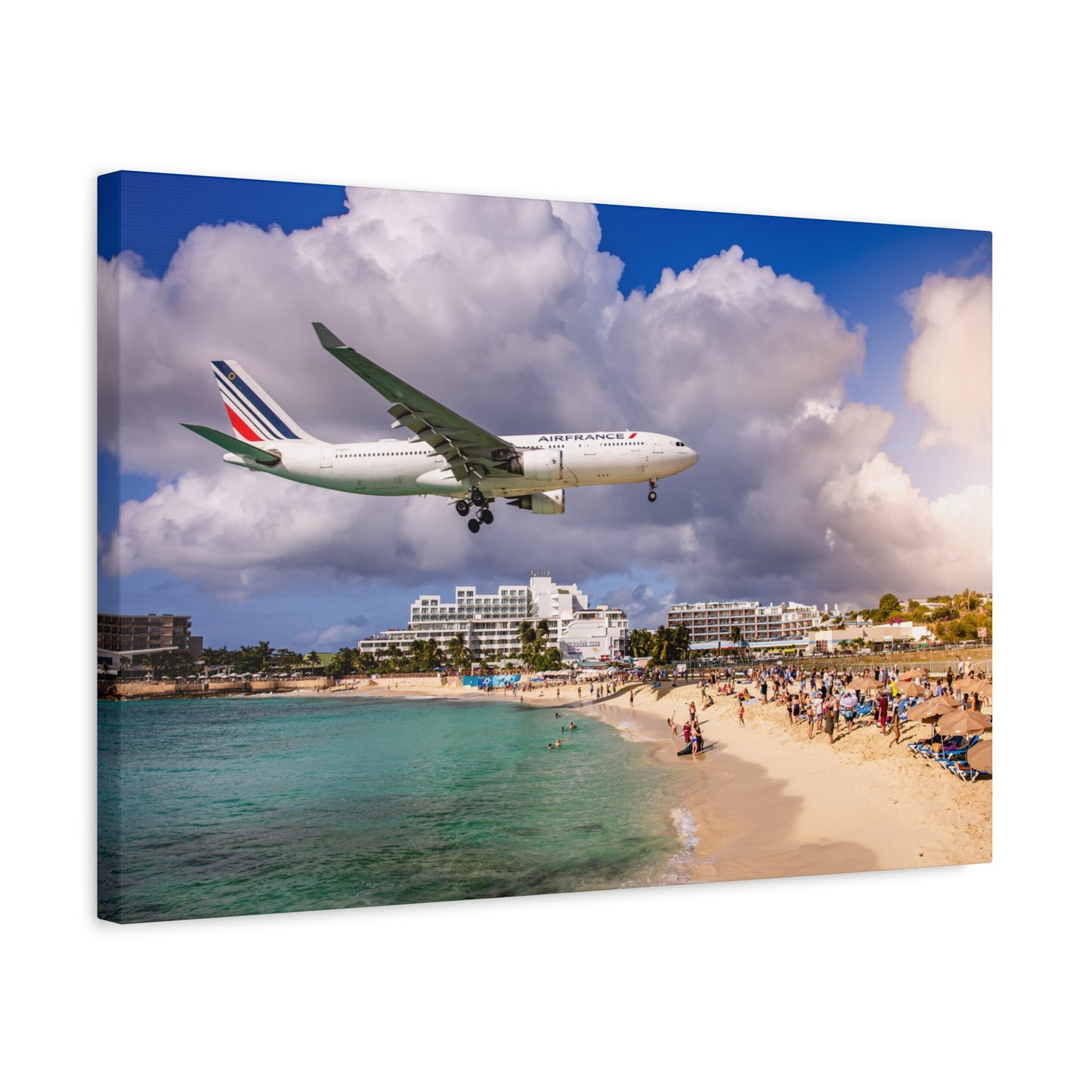 Maho Beach Matte Canvas, Stretched, 1.25"