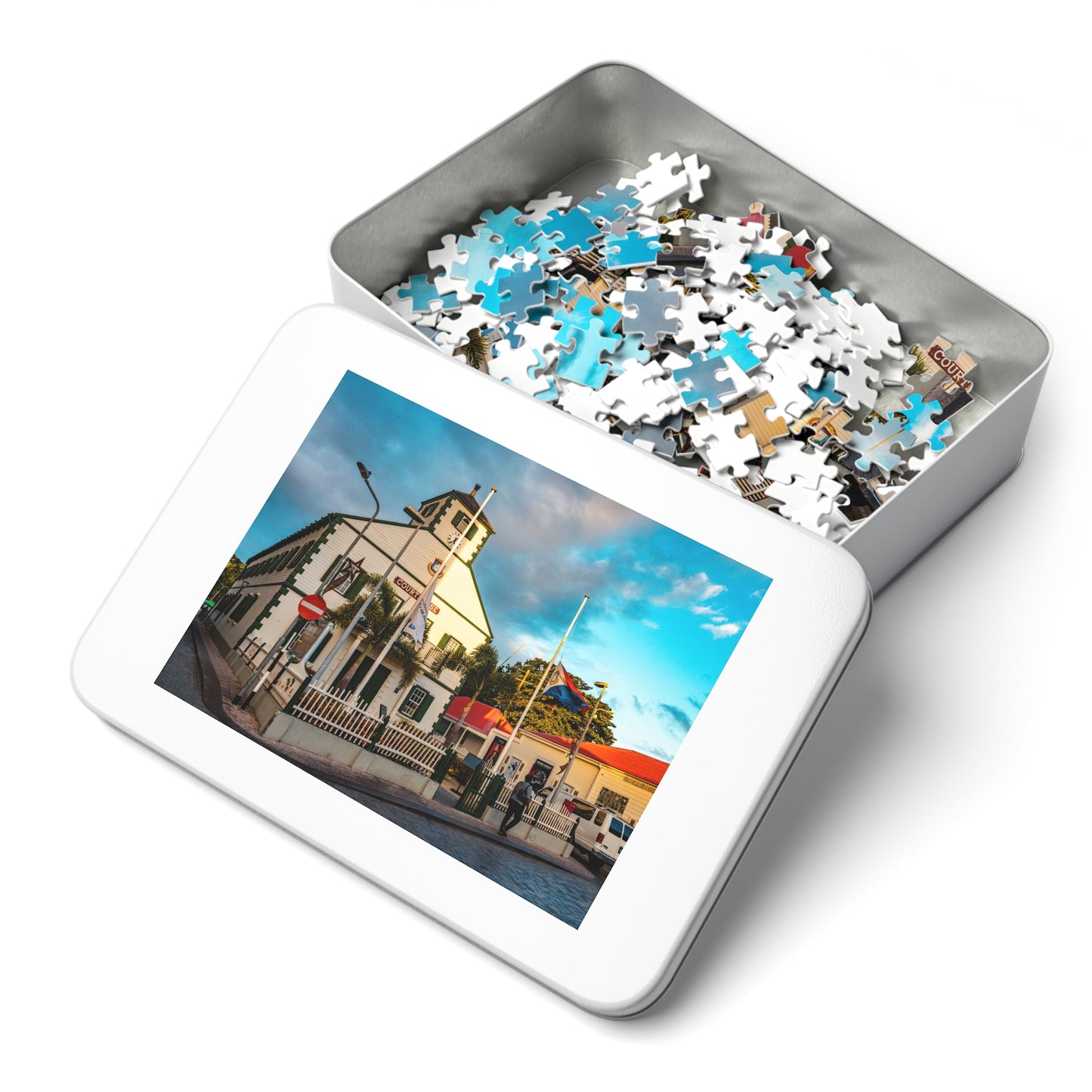 Philipsburg Jigsaw Puzzle with Tin Box