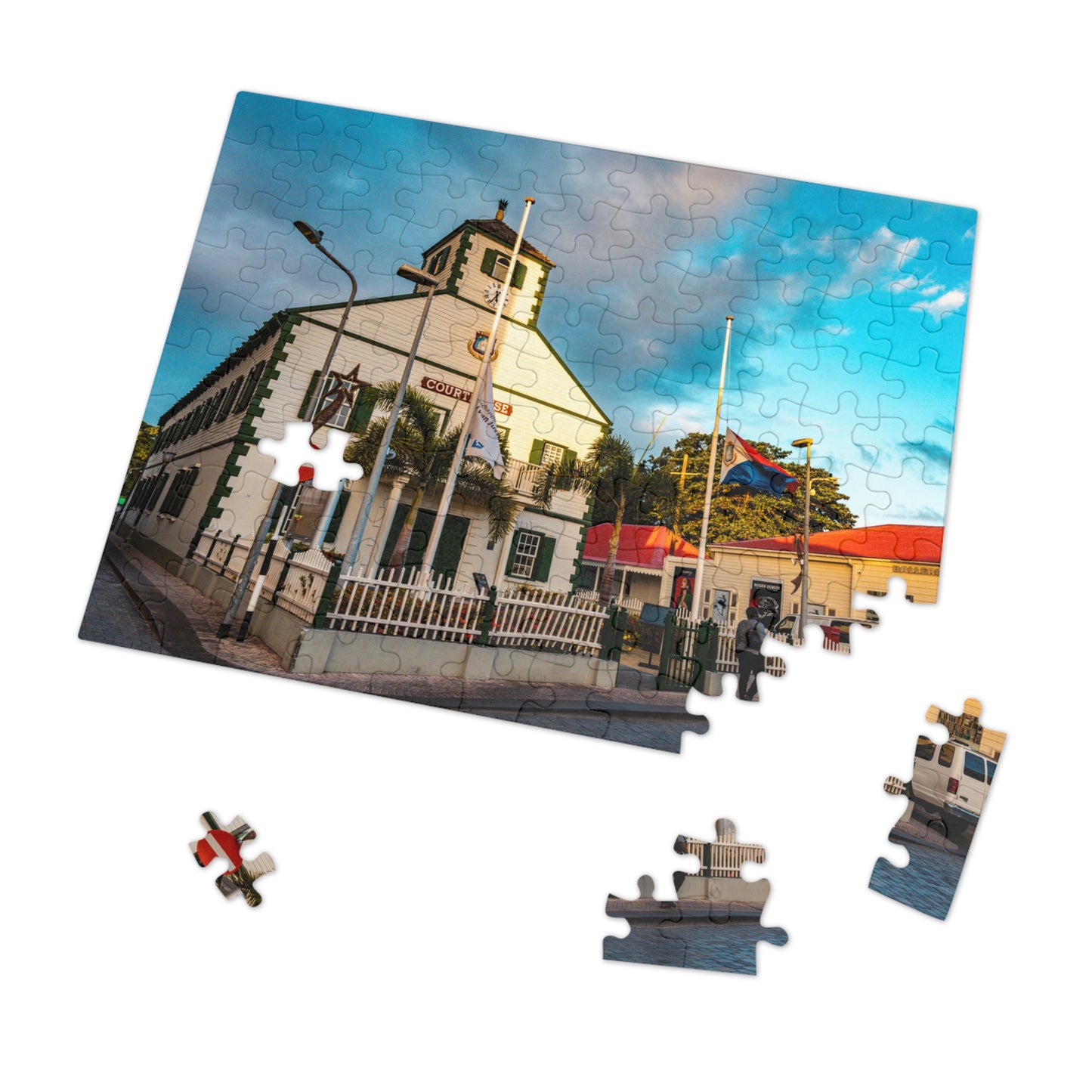 Philipsburg Jigsaw Puzzle with Tin Box